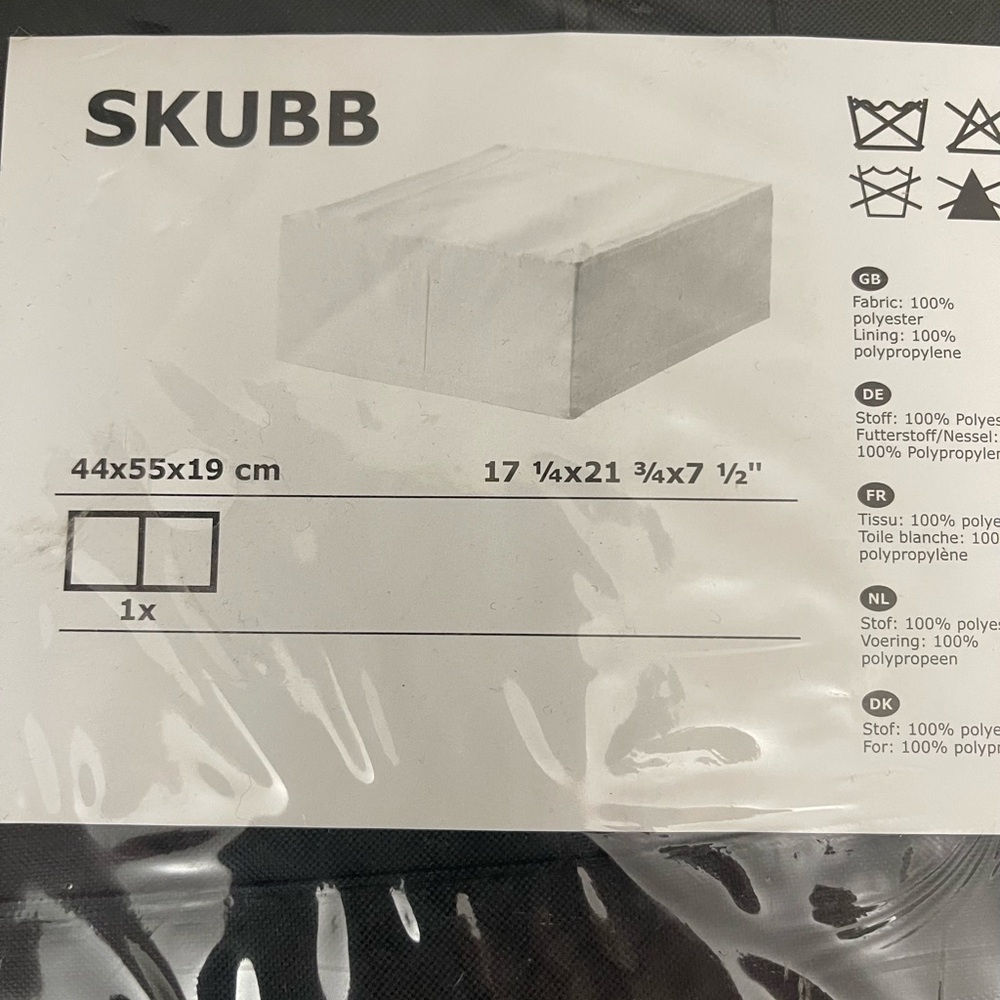 IKEA SKUBB Black Organizer Set - Picture 3 of 3
